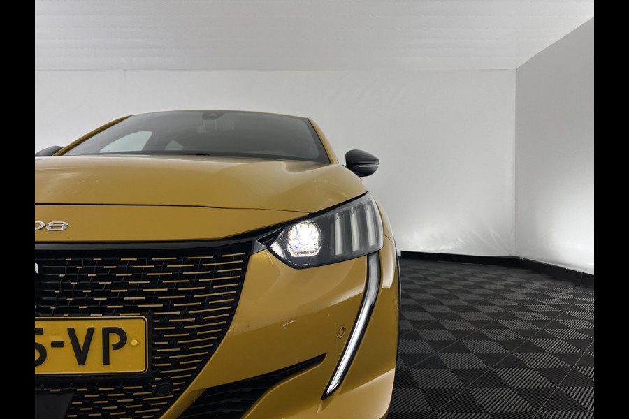 Peugeot e-208 EV GT 350 50 kWh [ 3-Fase ] {SOH-88%} (INCL.BTW) *FULL-LED | DIGI-COCKPIT | BLINDSPOT | CAMERA | LEATHER-ALCANTARA | AMBIENT-LIGHT | NAVI-FULLMAP | LANE-ASSIST | KEYLESS | DAB | CCS-FASTLOADER | HEATED-SPORTSEATS | 17''ALU