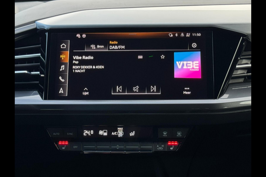 Audi Q4 e-tron 40 S 300 pk edition 77 kWh, SOH 92,5 %, 1 e eigenaar, 2 X S line, 21 ", Electrische trekhaak, NL auto met nap