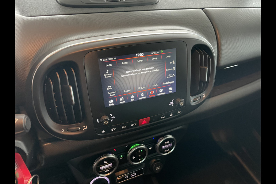 Fiat 500L 0.9 TwinAir Cross Àchteruitrijcamera - Airco - Cruise control - Parkeersensor achter - Navigatiesysteem full map - Bluetooth - Licht metalen velgen 16 inch - Mistlampen voor - Radio - Start/stop systeem - Stuu