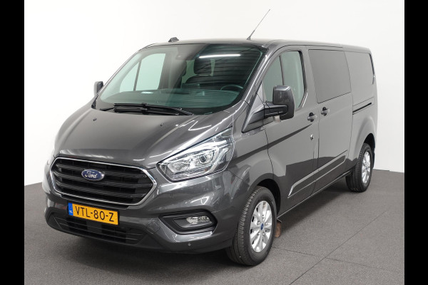 Ford Transit Custom 300 2.0 TDCI L2H1 Limited Dubbele Cabine Automaat Navigatie Airco 2 Schuifdeuren Trekhaak PDC  Carplay  DAB