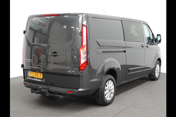 Ford Transit Custom 300 2.0 TDCI L2H1 Limited Dubbele Cabine Automaat Navigatie Airco 2 Schuifdeuren Trekhaak PDC  Carplay  DAB