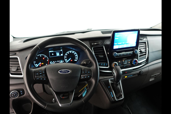 Ford Transit Custom 300 2.0 TDCI L2H1 Limited Dubbele Cabine Automaat Navigatie Airco 2 Schuifdeuren Trekhaak PDC  Carplay  DAB