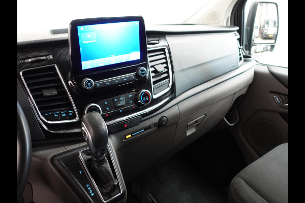 Ford Transit Custom 300 2.0 TDCI L2H1 Limited Dubbele Cabine Automaat Navigatie Airco 2 Schuifdeuren Trekhaak PDC  Carplay  DAB