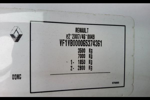 Renault Master 165 PK EURO 6 - LAADBAK & LAADKLEP - V-41-HJP