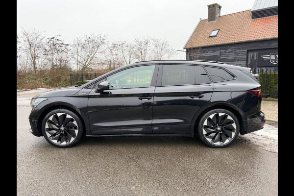 Škoda ENYAQ iV 60 SPORTLINE BLACK-EDITION LEDER APPLE CARPLAY|ANDROID NAVI CLIMATE, TREKHAAK