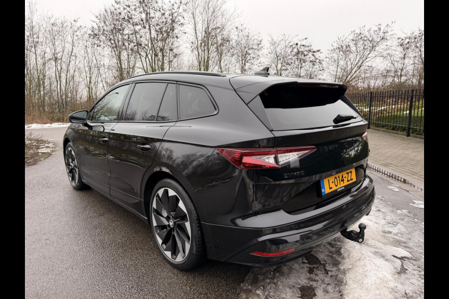 Škoda ENYAQ iV 60 SPORTLINE BLACK-EDITION LEDER APPLE CARPLAY|ANDROID NAVI CLIMATE, TREKHAAK