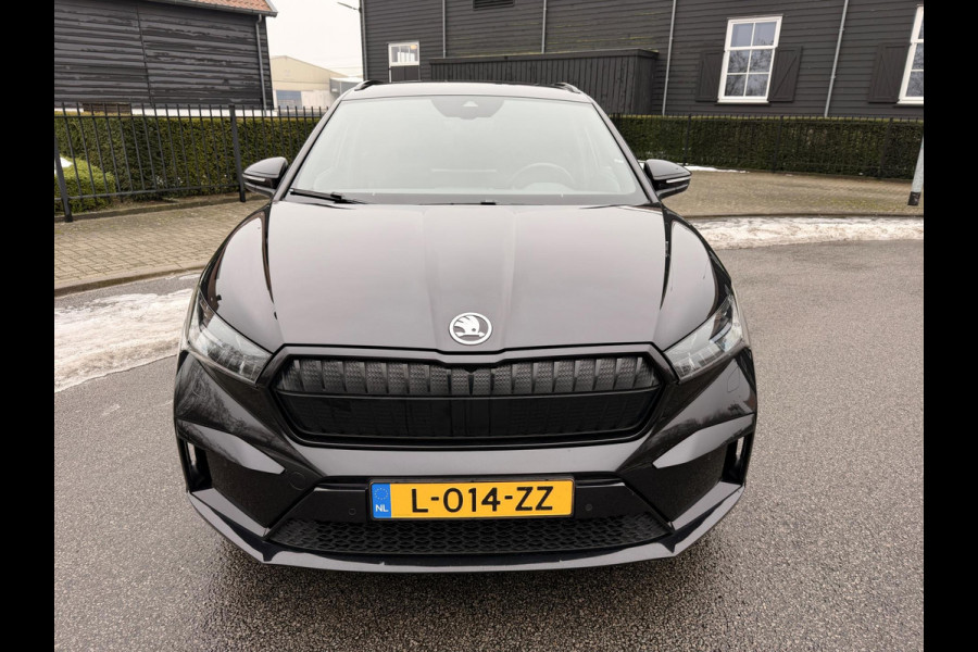 Škoda ENYAQ iV 60 SPORTLINE BLACK-EDITION LEDER APPLE CARPLAY|ANDROID NAVI CLIMATE, TREKHAAK