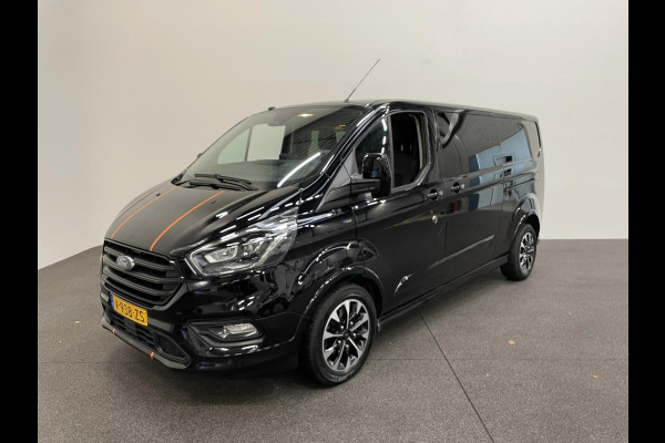 Ford Transit Custom 2.0 TDCI L2H1 Limited Sport Dubbele Cabine Airco Cruise Control Navi Trekhaak 2x schuifdeur apk t/m 10-12-'26