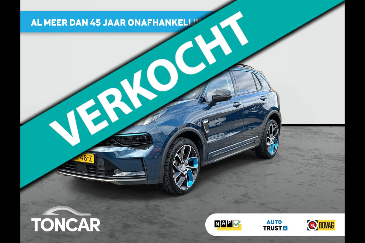 Lynk & Co 01 1.5 Plug in Hybrid 261pk | SkyRoof | 360° Camera | Climate Pack | Pilot Assist | Park Assist | Carplay Android auto