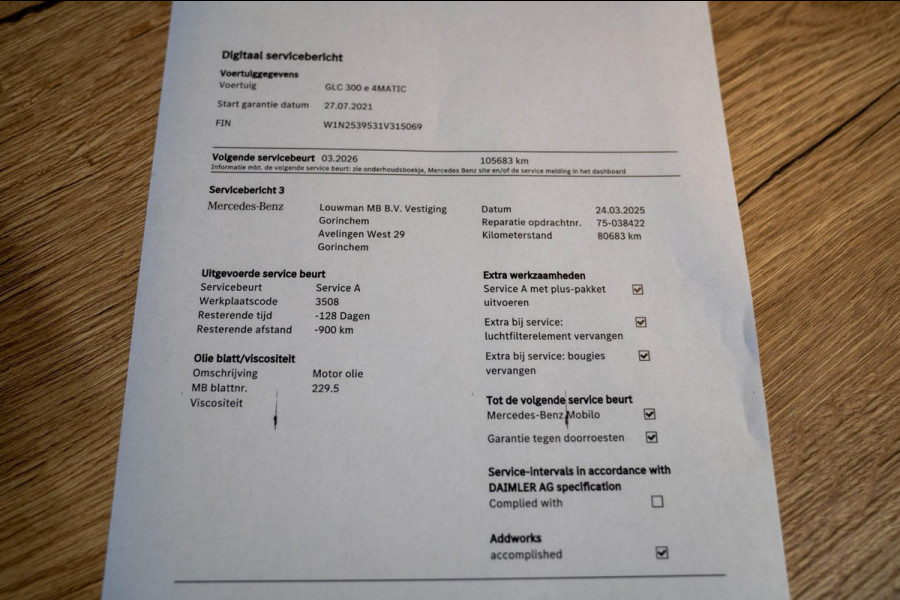 Mercedes-Benz GLC 300e 4MATIC Plug-in Business Solution|Prijs rijklaar incl 12 mnd garantie|Leder+Memory Blindspot Navi