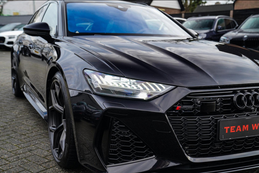 Audi RS6 Avant RS6 TFSI Quattro | B&O Advanced | Dynamic PLUS pakket | Keramisch | 360cam | HuD | Competition Velgen | Nightvision