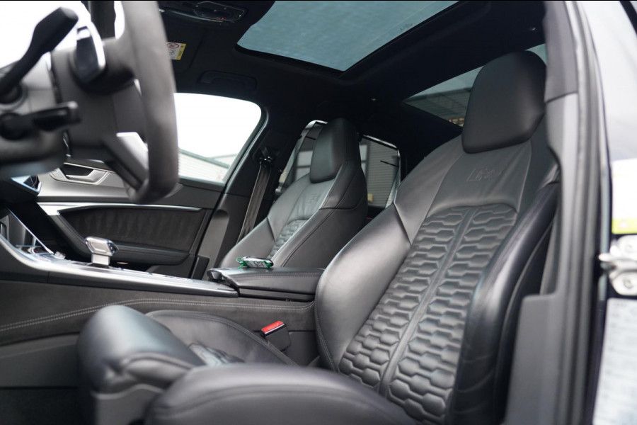 Audi RS6 Avant RS6 TFSI Quattro | B&O Advanced | Dynamic PLUS pakket | Keramisch | 360cam | HuD | Competition Velgen | Nightvision