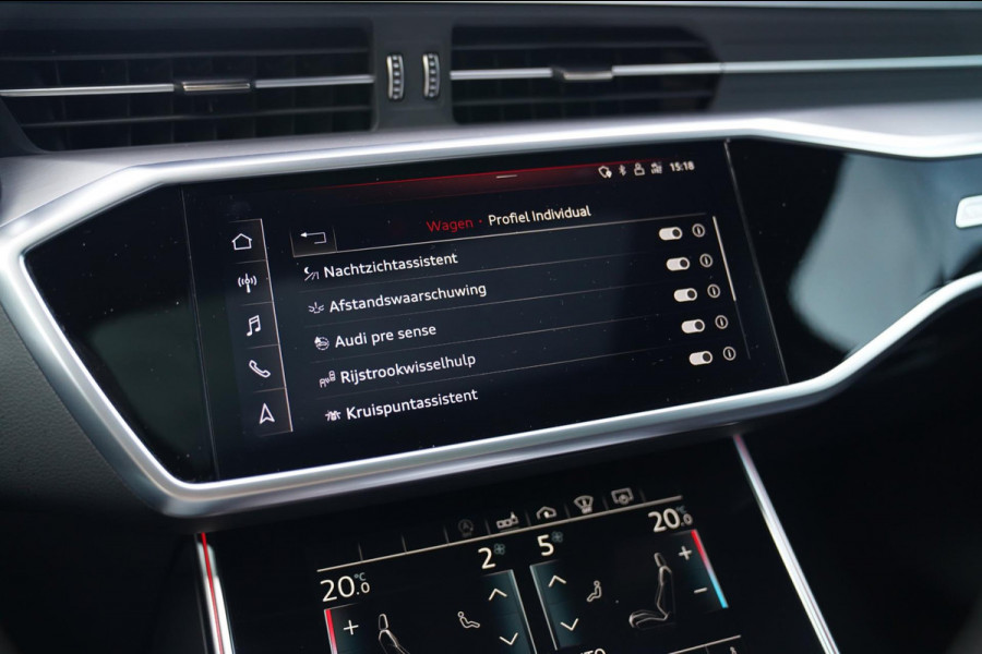 Audi RS6 Avant RS6 TFSI Quattro | B&O Advanced | Dynamic PLUS pakket | Keramisch | 360cam | HuD | Competition Velgen | Nightvision