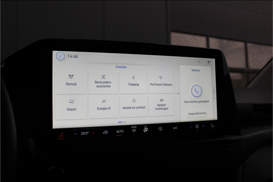 Ford E-Transit Cust. 320 L1H1 Limited 65 kWh 218pk - Trekhaak - Pro Power - Stoelverwarming - Carplay/Android - Camera - Rijklaar