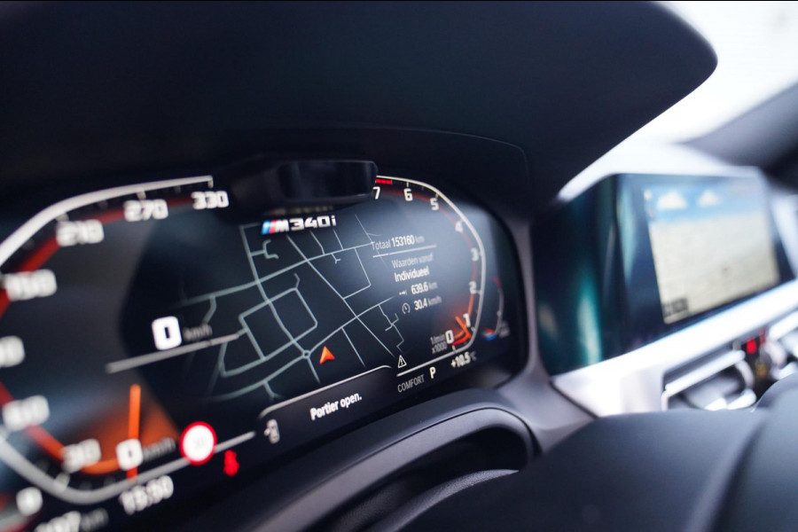 BMW 3-serie M340i xDrive High Executive | Schuifdak | Laser LED | Luxe Leder | 360 camera | Head Up display | Adaptieve Cruise |