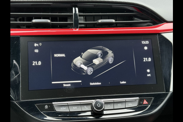 Opel CORSA-E BWJ 10-2020 | GS Line 136PK 50 kWh | PANO DAK | CLIMA | LEDER/STOF | NAVI | STOELVERW | CRUISE | 17'' LMV | PARK PILOT |