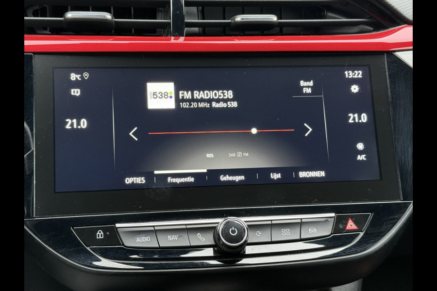 Opel CORSA-E BWJ 10-2020 | GS Line 136PK 50 kWh | PANO DAK | CLIMA | LEDER/STOF | NAVI | STOELVERW | CRUISE | 17'' LMV | PARK PILOT |