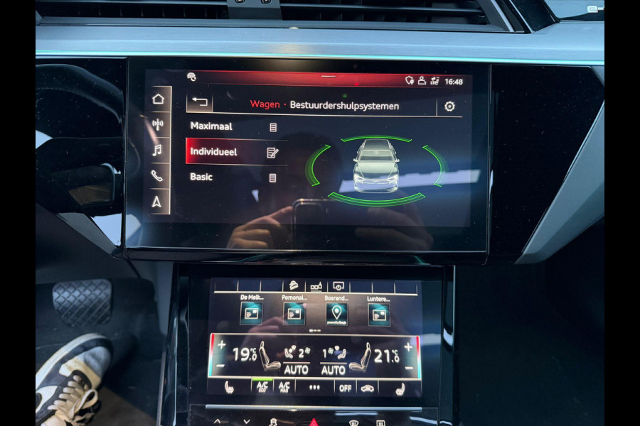 Audi e-tron e-tron 55 quattro advanced 95 kWh S LINE | CRUISE CONTROL ADAPTIVE | LEDEREN+ ELECTR. STOELEN+ GEHEUGEN |  B&O AUDIO | PANORAMADAK | TREKHAAK