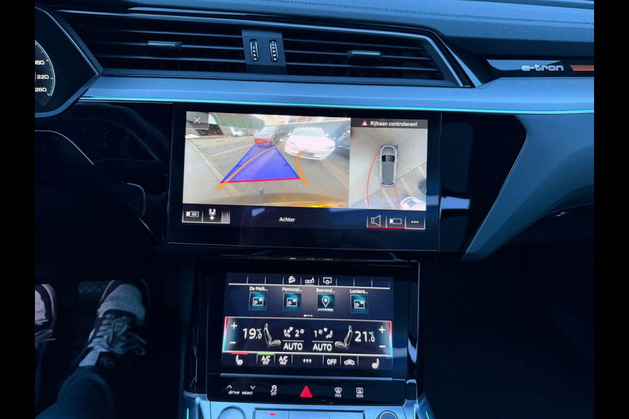 Audi e-tron e-tron 55 quattro advanced 95 kWh S LINE | CRUISE CONTROL ADAPTIVE | LEDEREN+ ELECTR. STOELEN+ GEHEUGEN |  B&O AUDIO | PANORAMADAK | TREKHAAK
