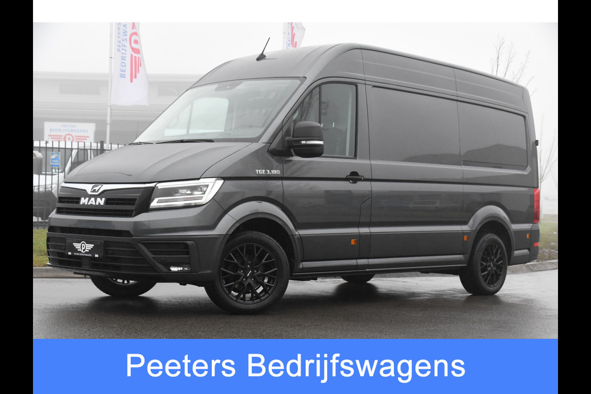 MAN TGE 3.180 35 2.0 L3H3 PB Edition Adaptieve Cruise, Camera, Carplay, 177pk, LED, Trekhaak, Automaat, Multimedia, Uniek!