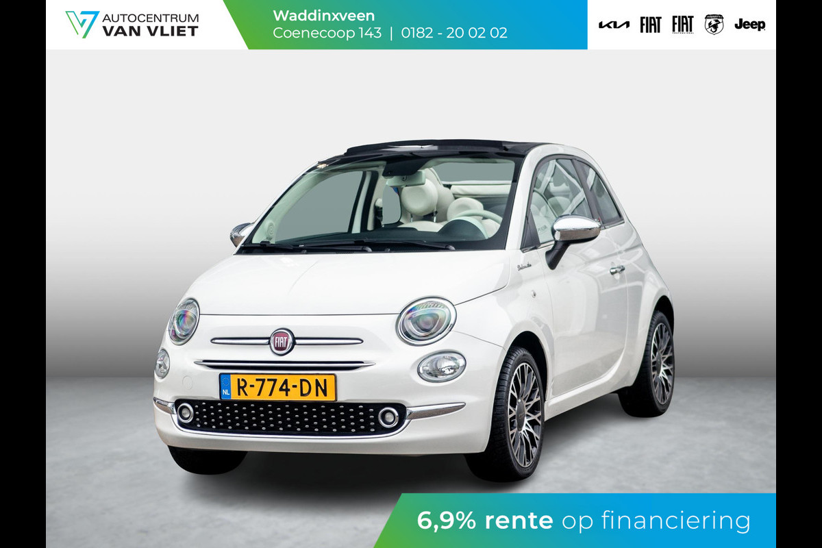 Fiat 500C Hybrid Dolcevita | Special Edition | Navi | Clima | Half Leder| 16" | PDC | Apple Carplay | Kap Beige