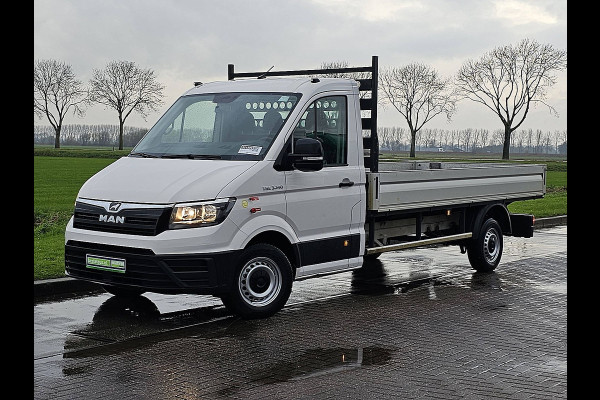 MAN TGE 35 2.0 L3 Open-Laadbak Trekhaak Airco 3-Zits Navi 140Pk Euro6!