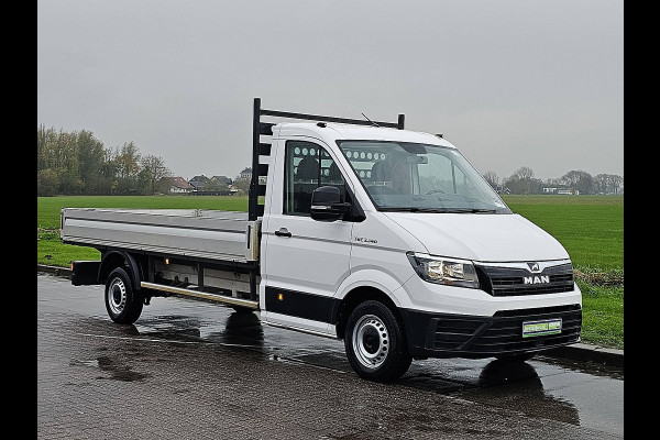 MAN TGE 35 2.0 L3 Open-Laadbak Trekhaak Airco 3-Zits Navi 140Pk Euro6!