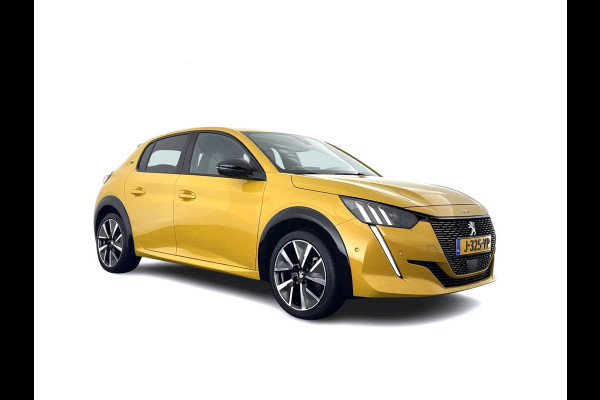 Peugeot e-208 EV GT 350 50 kWh [ 3-Fase ] {SOH-88%} (INCL-BTW) *LEATHER-ALCANTARA | FULL-LED | DIGI-COCKPIT | BLINDSPOT | CAMERA | AMBIENT-LIGHT | NAVI-FULLMAP | LANE-ASSIST | KEYLESS | DAB | PRIVACY-GLASS | HEATED-SPORTSEATS | CARBON-INLAY |