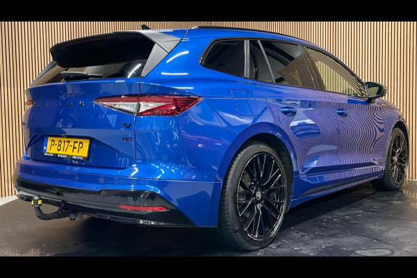 Škoda ENYAQ iV 60 Sportline|SOH 89%|AFN.TREKHAAK|KUIPSTOEL|CARPLAY/ANDROID|CAMERA|ACC|STOEL+STUURVERW.|IN.BTW|NL-AUTO|1e EIG.|NAP|