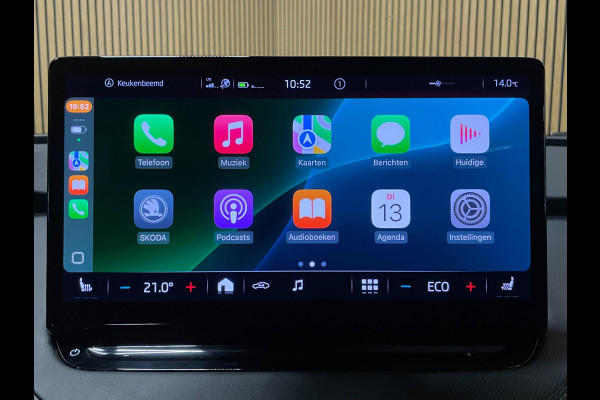 Škoda ENYAQ iV 60 Sportline|SOH 89%|AFN.TREKHAAK|KUIPSTOEL|CARPLAY/ANDROID|CAMERA|ACC|STOEL+STUURVERW.|IN.BTW|NL-AUTO|1e EIG.|NAP|