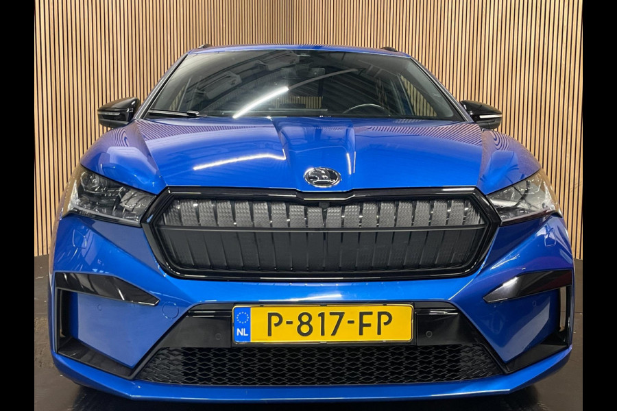 Škoda ENYAQ iV 60 Sportline|SOH 89%|AFN.TREKHAAK|KUIPSTOEL|CARPLAY/ANDROID|CAMERA|ACC|STOEL+STUURVERW.|IN.BTW|NL-AUTO|1e EIG.|NAP|