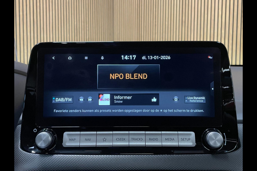 Hyundai Kona EV Premium 64 kWh|GROTE ACCU|100%SOH|FACELIFT|3-FASE|TREKH|DAK|HUD|LEDER|ACC|STUURVERW|STOELVERW+VENT|CAMERA|CARPLAY|