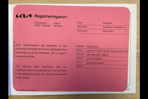 Kia Ceed Sportswagon 1.0 T-GDi DynamicLine|APPLE CARPLAY, ANDROID AUTO|STOEL-,STUURVERW|CAMERA|CRUISE,CLIMATE|1E EIG.|INCL.BTW|