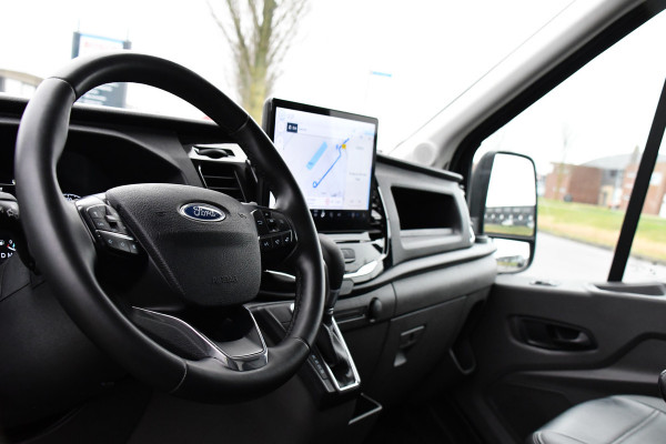 Ford Transit 350 2.0 TDCI L3H2 Black Edition Camera, Adaptieve Cruise, 170pk, Carplay, NAVI Automaat, Sensoren, Trekhaak, Uniek!
