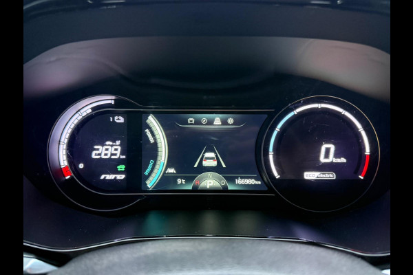 Kia e-Niro DynamicLine 64 kWh|93,6% SOH|NW LOGO|FACELIFT|3-FASE|1/2 LEDER|ACC|CARPLAY|CAMERA|STOELVERW|IN. BTW|1e EIG|NL-AUTO|NAP|