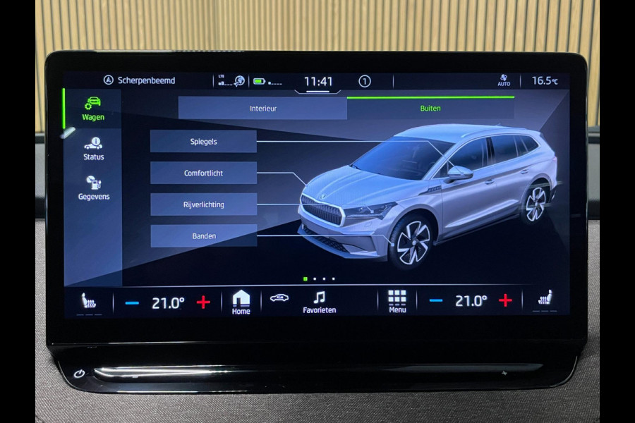Škoda ENYAQ iV 60 First|91% SOH|LEDER|TREKH|ELEK.INTER|STOEL+STUURVERW|ACC|CARPLAY+ANDROID|NAVI|CLIMA+CRUISE|NL|NAP|1e EIG|IN BTW|
