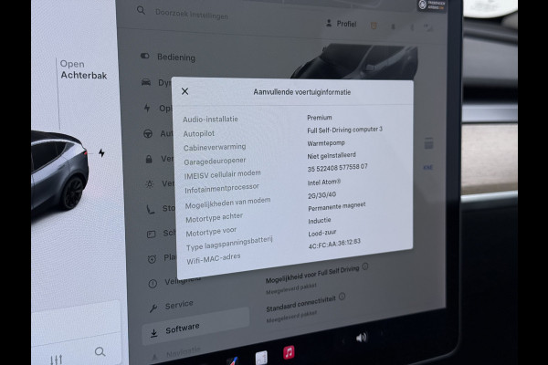 Tesla Model Y 514pk Long Range AWD 75kWh SOH 92% Matrix-Led Lmv 20" Warmtepomp Leer Navi Ecc Premium Audio Stoel+Stuurverwarming Autopilot 3.0 Memory Matrix Led Intel Atom® Processor Homelink 5 Achterbank verwarmd 4WD 1.600KG Trekvermogen tot 210kw DC laden € 75.000 nieuw!