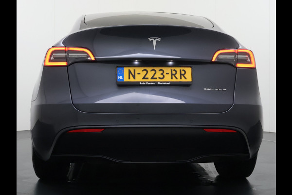 Tesla Model Y 514pk Long Range AWD 75kWh SOH 92% Matrix-Led Lmv 20" Warmtepomp Leer Navi Ecc Premium Audio Stoel+Stuurverwarming Autopilot 3.0 Memory Matrix Led Intel Atom® Processor Homelink 5 Achterbank verwarmd 4WD 1.600KG Trekvermogen tot 210kw DC laden € 75.000 nieuw!