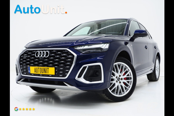 Audi Q5 Sportback 55 TFSI e Quattro S edition Competition | Panoramadak | B&O | Leder | 360 | Keyless | Dodehoek | Virtual | Carplay