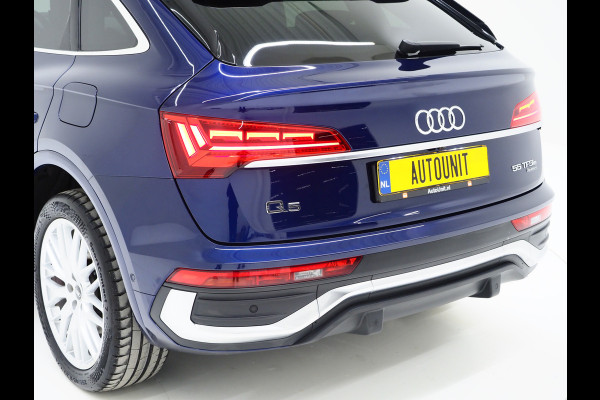 Audi Q5 Sportback 55 TFSI e Quattro S edition Competition | Panoramadak | B&O | Leder | 360 | Keyless | Dodehoek | Virtual | Carplay