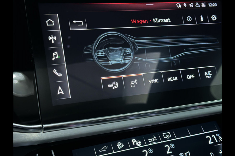 Audi Q7 55 TFSI e S-Line | Panorama | Leder | Luchtvering | LED-Matrix | Keyless-Go | 22 inch | Memory | Stoelverwarming V+A | Camera | Virtual-Cockpit | 3-Zone Clima | Draadloos Laden | Standkachel | Getint Glas |