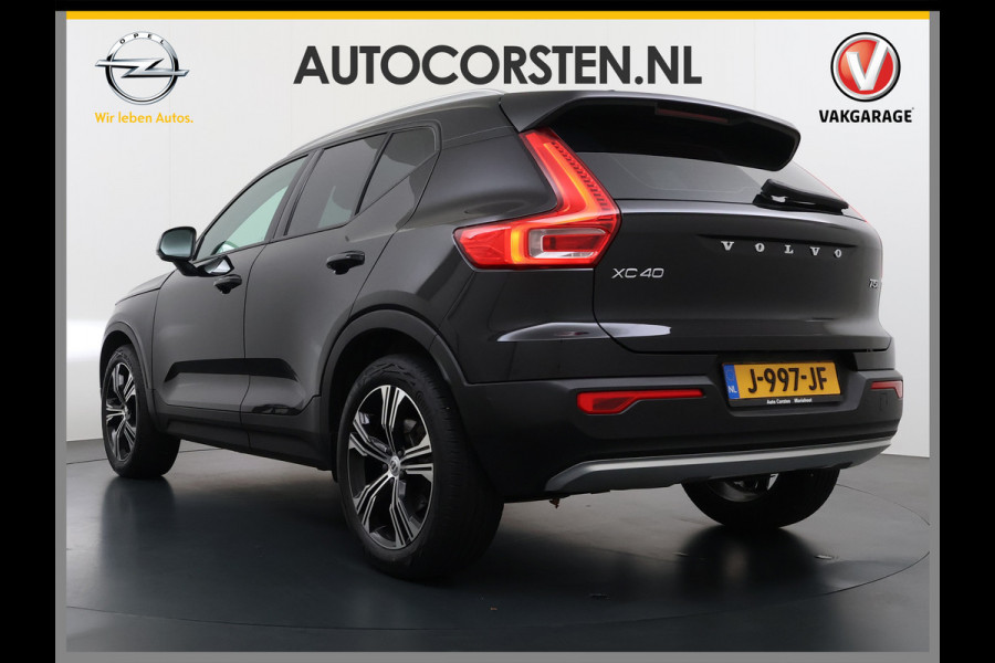 Volvo XC40 2.0 T5 AWD AUT-8 Leer-Contour+verwarmd Intro-Edition Adap.Cruise Camera Apple Carplay Navi Ecc DAB Pdc Intro Edition Keyless Lmv 19" Elek.Achterklep Lane Keeping BLIS Cross Traffic Alert Road Sign Info Pilot Assist Zeer complete unieke XC40 € 60.000 nieuw! 2.100kg trekvermogen!