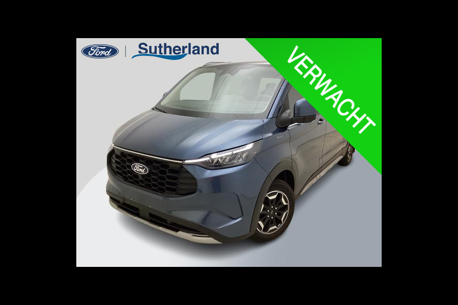 Ford Transit Custom Tourneo 340 2.5 PHEV L2H1 Active 233pk | Adaptieve Cruise | Stuurverwarming | 8 Pers | Prijs incl. BTW en BPM | Wegklapbare Trekhaak | Dubbele Schuifdeur | BLIS | B&O Audio | Verlengde Fabrieksgarantie tot 06-2029