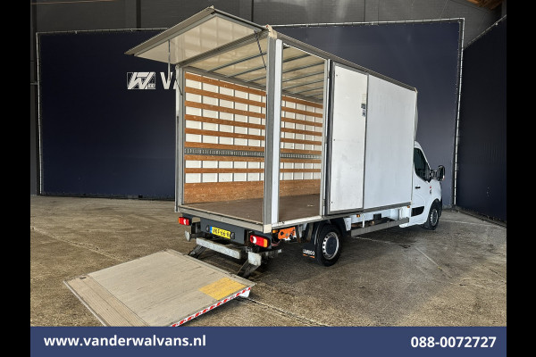 Renault Master 2.3 dCi 146pk Bakwagen 233cm Hoog Laadklep Zijdeur Euro6 Airco | LED | Cruisecontrol Lat om lat betimmering, Bijrijdersbank