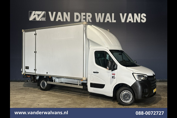 Renault Master 2.3 dCi 146pk Bakwagen 233cm Hoog Laadklep Zijdeur Euro6 Airco | LED | Cruisecontrol Lat om lat betimmering, Bijrijdersbank