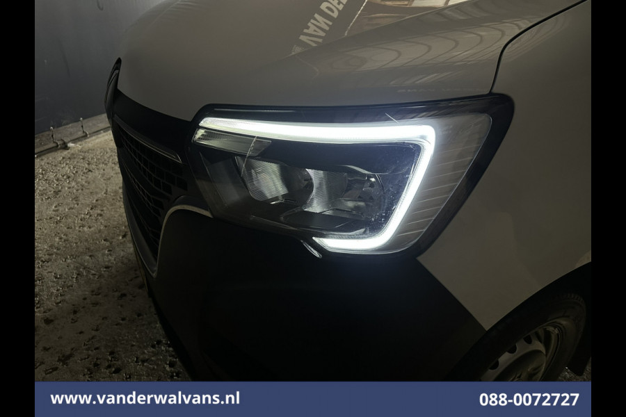 Renault Master 2.3 dCi 146pk Bakwagen 233cm Hoog Laadklep Zijdeur Euro6 Airco | LED | Cruisecontrol Lat om lat betimmering, Bijrijdersbank