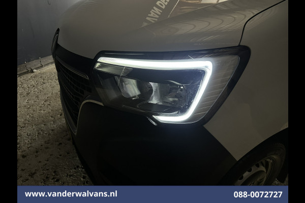 Renault Master 2.3 dCi 146pk Bakwagen 233cm Hoog Laadklep Zijdeur Euro6 Airco | LED | Cruisecontrol Lat om lat betimmering, Bijrijdersbank