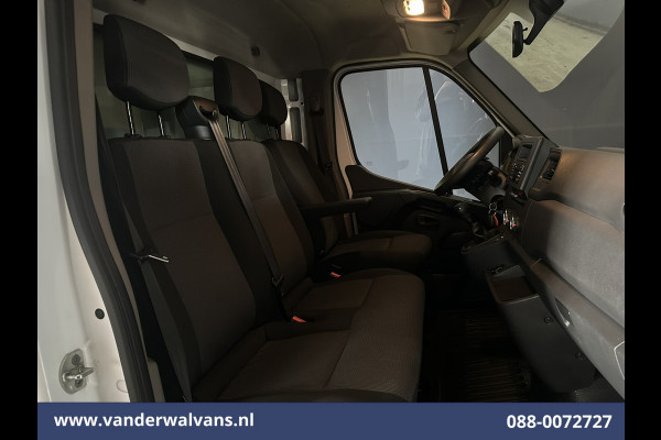 Renault Master 2.3 dCi 146pk Bakwagen 233cm Hoog Laadklep Zijdeur Euro6 Airco | LED | Cruisecontrol Lat om lat betimmering, Bijrijdersbank