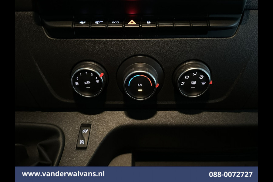Renault Master 2.3 dCi 146pk Bakwagen 233cm Hoog Laadklep Zijdeur Euro6 Airco | LED | Cruisecontrol Lat om lat betimmering, Bijrijdersbank