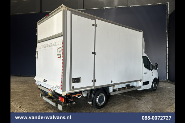 Renault Master 2.3 dCi 146pk Bakwagen 233cm Hoog Laadklep Zijdeur Euro6 Airco | LED | Cruisecontrol Lat om lat betimmering, Bijrijdersbank